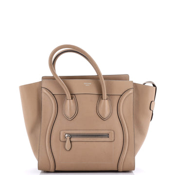Celine Luggage Bag Grainy Leather Mini