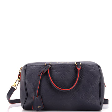 Louis Vuitton Speedy Bandouliere NM Bag Monogram Empreinte Leather 30