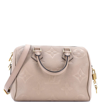 Louis Vuitton Speedy Bandouliere Bag Monogram Empreinte Giant 25