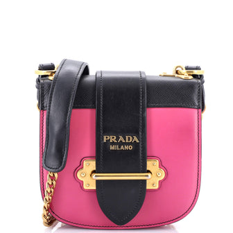 Prada Pionniere Crossbody Bag City Calf with Saffiano Small