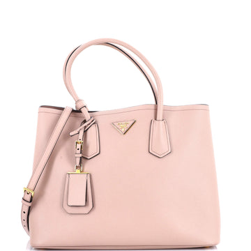 Prada Cuir Double Tote Saffiano Leather Medium