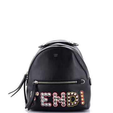 Fendi By The Way Backpack Logo Studded Leather Mini