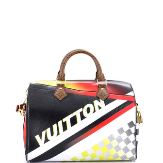 Louis Vuitton Speedy Bandouliere Bag Limited Edition Race Epi Leather 30