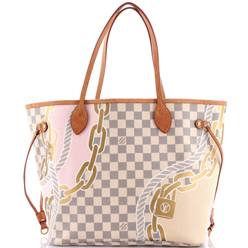 Louis Vuitton Neverfull NM Tote Limited Edition Nautical Damier MM