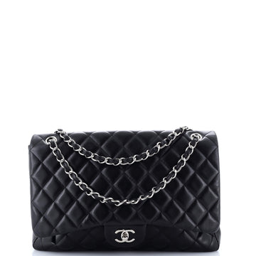 Chanel Classic Single Flap Bag Quilted Lambskin Maxi