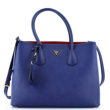 Prada Cuir Double Tote Saffiano Leather Medium