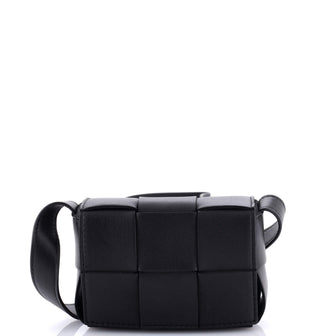 Bottega Veneta Cassette Crossbody Bag Maxi Intrecciato Leather Candy