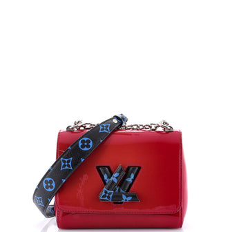 Louis Vuitton Twist Handbag Vernis with Monogram Canvas PM