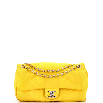 Chanel Soft Shell Flap Bag Vertical Quilted Nylon Jumbo