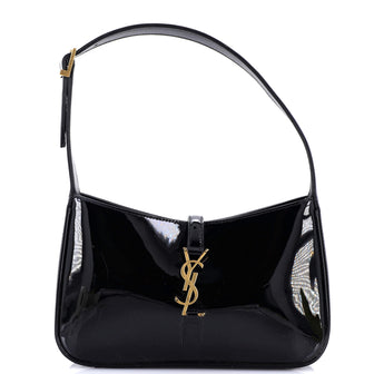 Saint Laurent Le 5 a 7 Hobo Patent Small