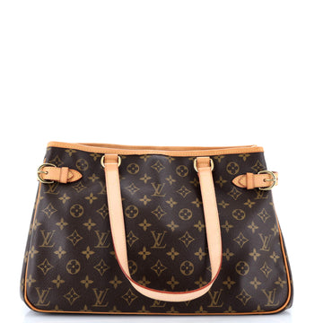 Louis Vuitton Batignolles Handbag Monogram Canvas Horizontal