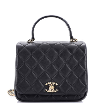 Chanel Citizen Chic Top Handle Bag Quilted Lambskin Mini