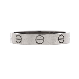 Cartier Love Wedding Band Ring 18K White Gold