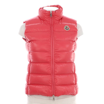 Moncler Women's Ghany Puffer Vest Quilted Polyamide with Down