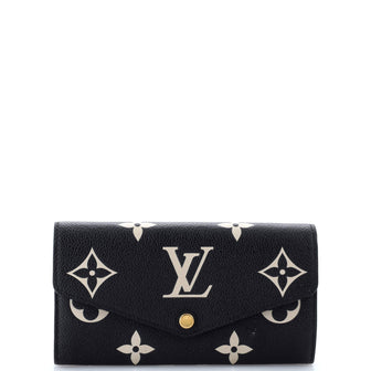 Louis Vuitton Sarah Wallet NM Bicolor Monogram Empreinte Giant