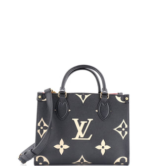 Louis Vuitton OnTheGo Tote Bicolor Monogram Empreinte Giant PM