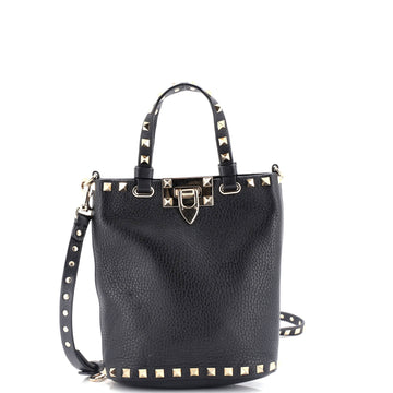 Valentino Garavani Rockstud Bucket Crossbody Bag Leather Mini