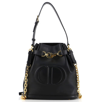 Christian Dior C'est Bucket Bag Leather Medium