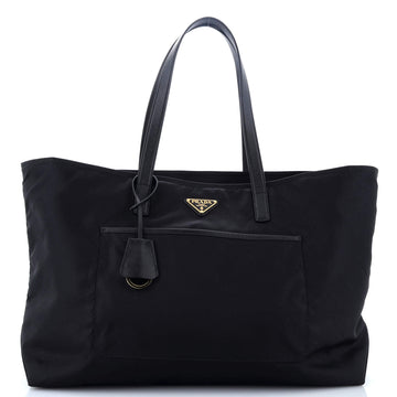 Prada Re-Edition 1978 Pocket Tote Re-Nylon with Saffiano Leather Large