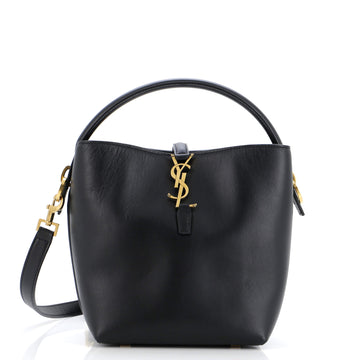 Saint Laurent Le 37 Bucket Bag Leather Mini