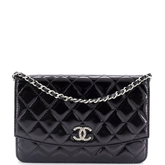 Chanel Brilliant Wallet on Chain Quilted Patent