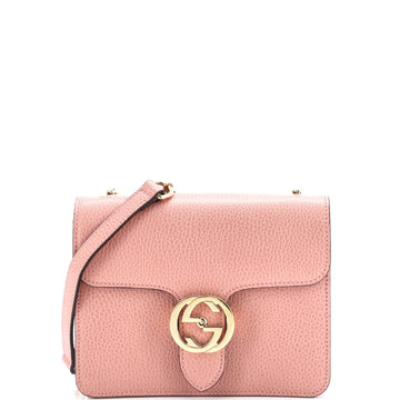 Gucci Interlocking Shoulder Bag Leather Small