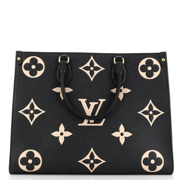 Louis Vuitton OnTheGo Tote Bicolor Monogram Empreinte Giant MM