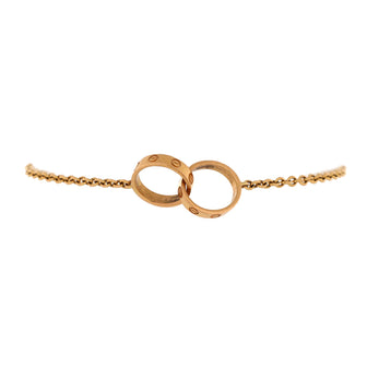 Cartier Love Interlocking Bracelet 18K Rose Gold