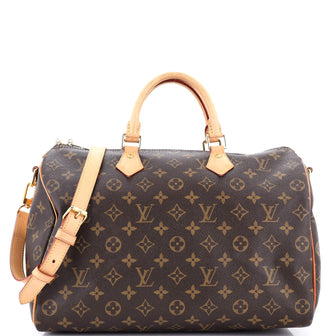 Louis Vuitton Speedy Bandouliere Bag Monogram Canvas 35