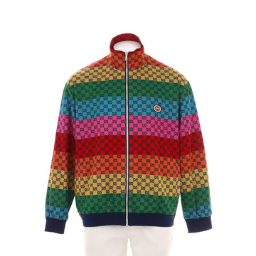 Gucci Men's Zip Track Jacket Printed GG Jersey