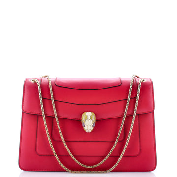 Bvlgari Serpenti Forever Shoulder Bag Leather Medium