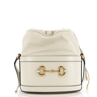 Gucci Horsebit 1955 Bucket Crossbody Bag Leather Small