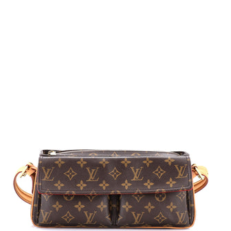 Louis Vuitton Viva Cite Handbag Monogram Canvas MM