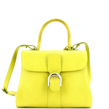 Delvaux Brillant Top Handle Bag Leather MM