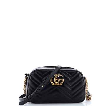 Gucci GG Marmont Shoulder Bag Matelasse Leather Small