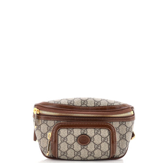 Gucci Interlocking G Patch Belt Bag GG Coated Canvas
