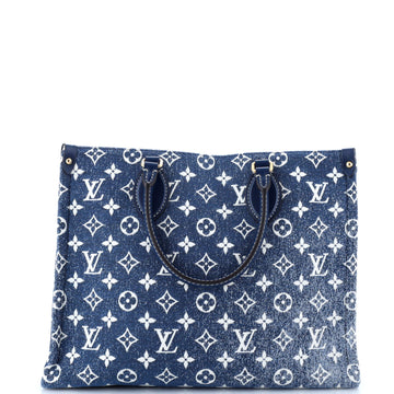 Louis Vuitton OnTheGo Tote Monogram Jacquard Denim MM