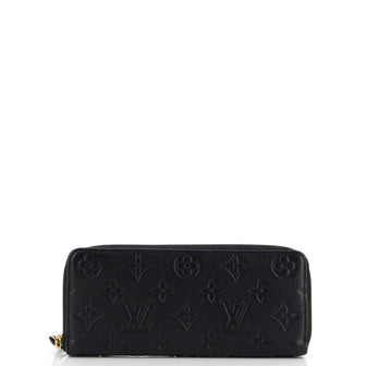 Louis Vuitton Clemence Wallet Monogram Empreinte Leather