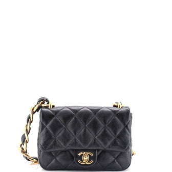 Chanel Funky Town Flap Bag Quilted Lambskin Small