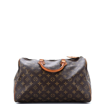 Louis Vuitton Speedy Handbag Monogram Canvas 35
