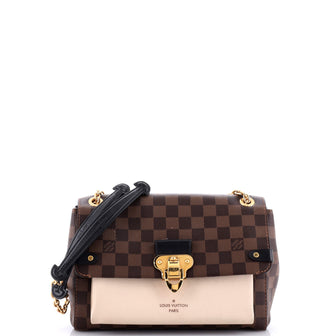 Louis Vuitton Vavin Handbag Damier with Leather PM