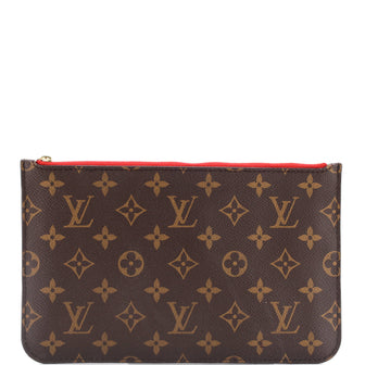 Louis Vuitton Neverfull Pochette Monogram Canvas Large