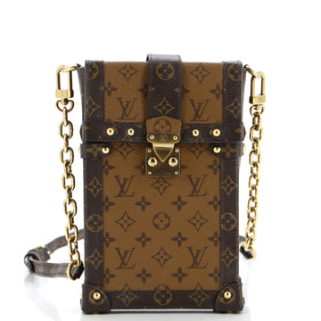 Louis Vuitton Vertical Trunk Pochette Reverse Monogram Canvas