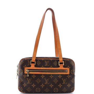 Louis Vuitton Cite Handbag Monogram Canvas MM
