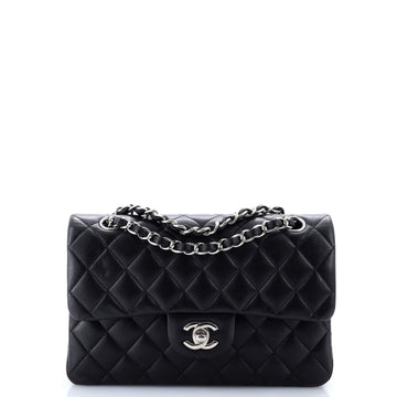 Chanel Classic Double Flap Bag Quilted Lambskin Small