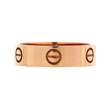 Cartier Love Band Ring 18K Rose Gold