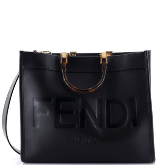 Fendi Sunshine Shopper Tote Leather Medium