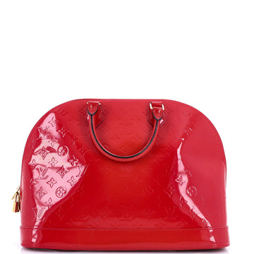 Louis Vuitton Alma Handbag Monogram Vernis GM