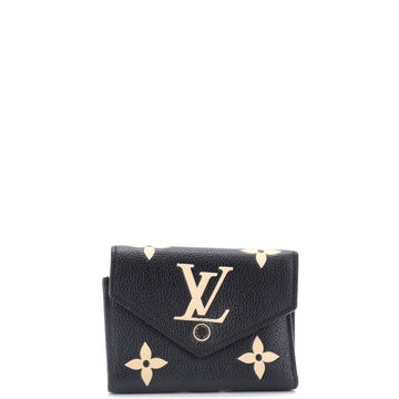 Louis Vuitton Victorine Wallet Bicolor Monogram Empreinte Giant