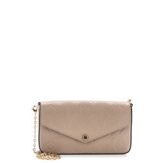 Louis Vuitton Felicie Pochette Monogram Empreinte Leather